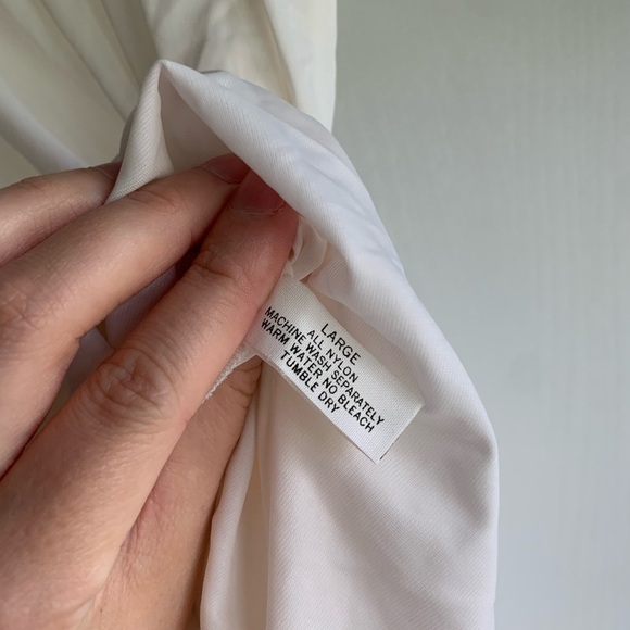 White Floral Embroidered nightgown - Picture 8 of 11